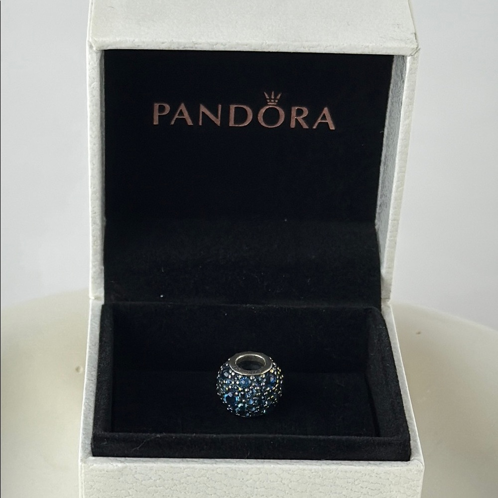 Pandora Blue and Silver Bracelet Charm